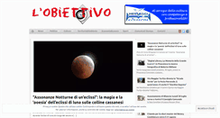 Desktop Screenshot of lobiettivonline.it